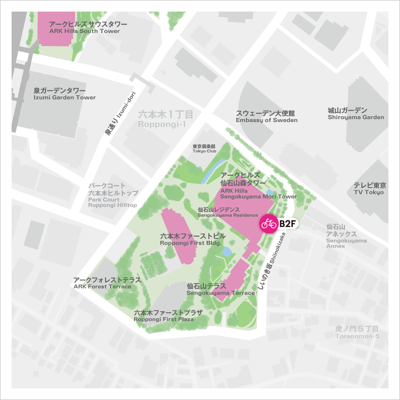 [自転車駐輪場地図]