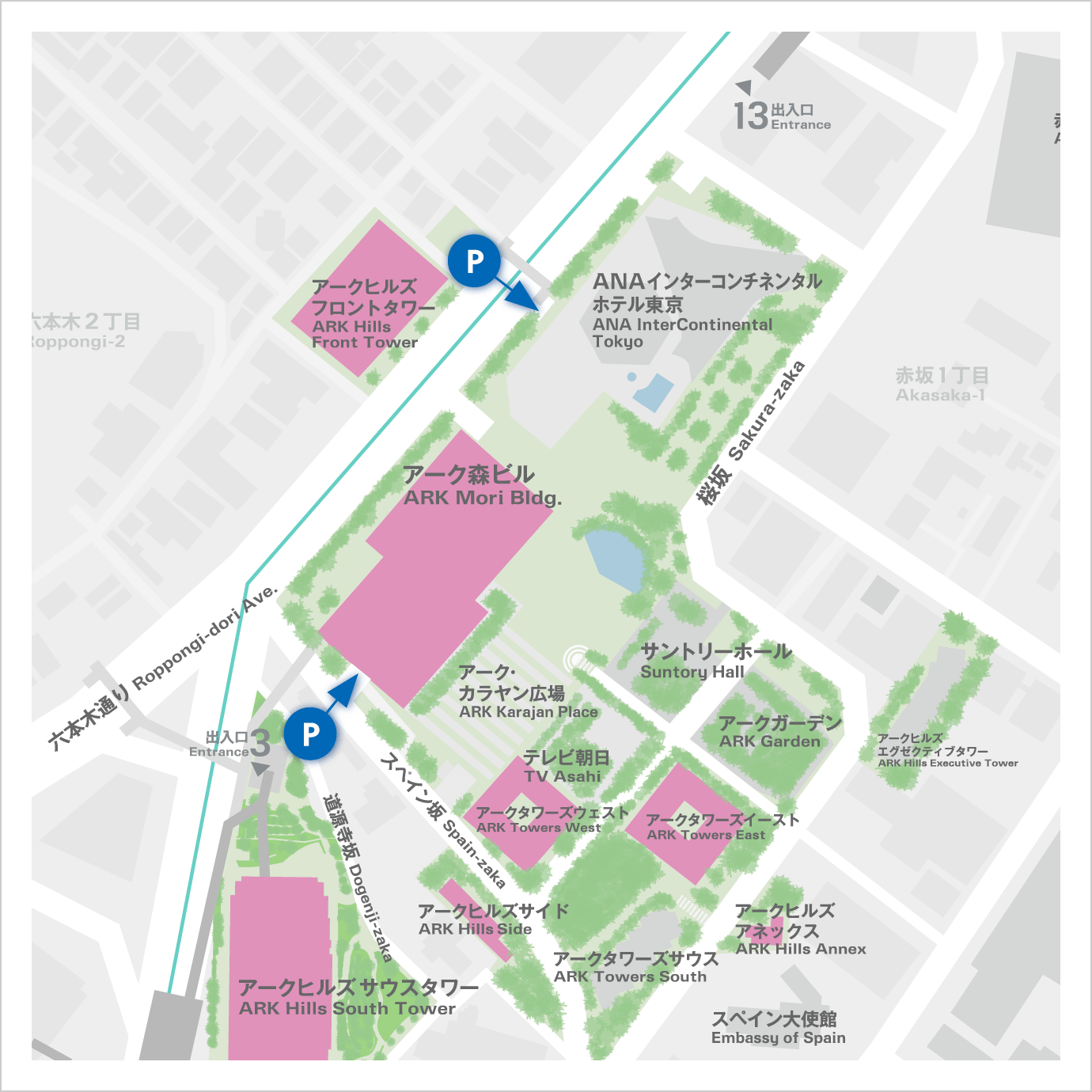 [Parking map]