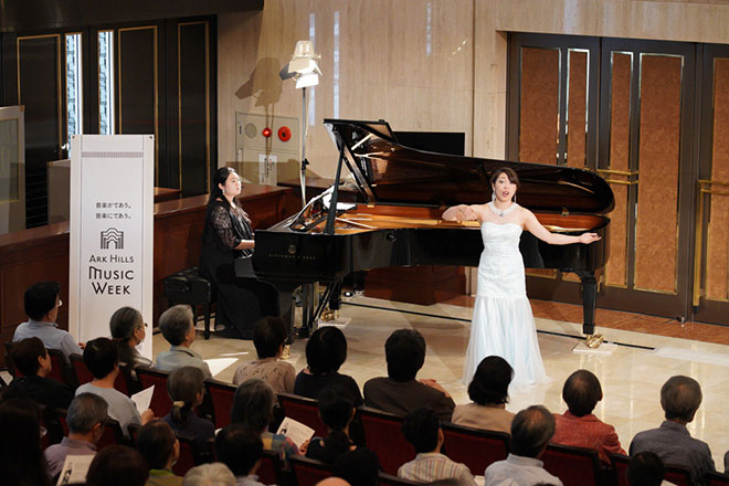 Suntory Hall lobby concert