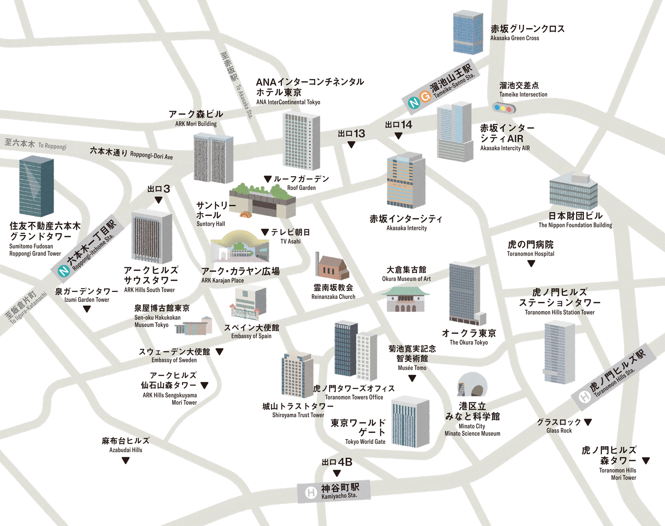 ARK Hills music Walk! 2025 エリア マップ 地図