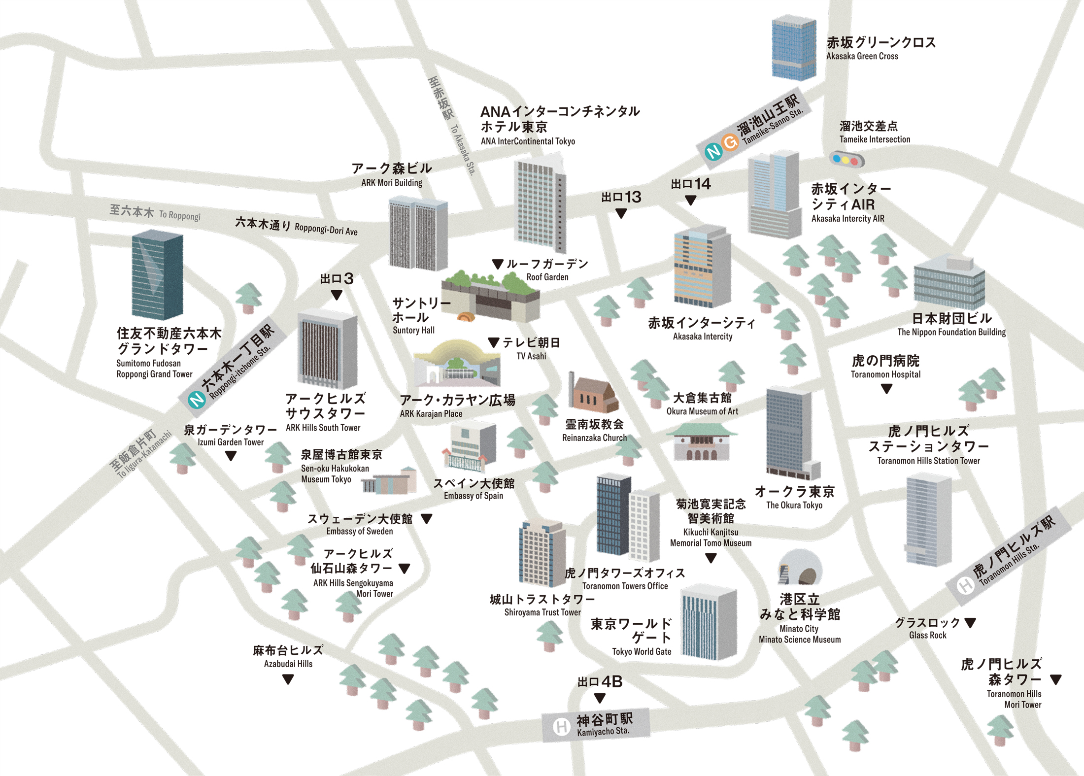 ARK Hills music Walk! 2025 エリア マップ 地図