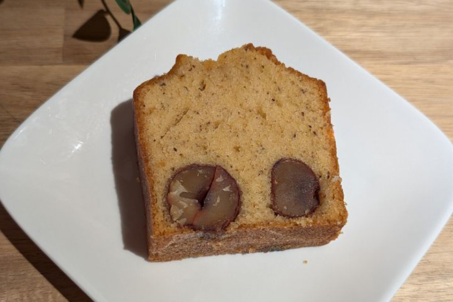 栗ゴロゴロパウンドケーキ