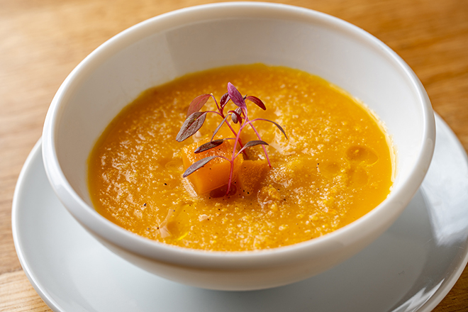 バターナッツカボチャのスープ