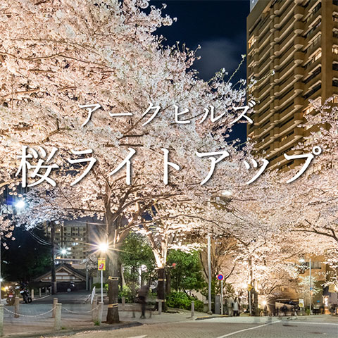 ARK HILLS 桜のライトアップ 2026