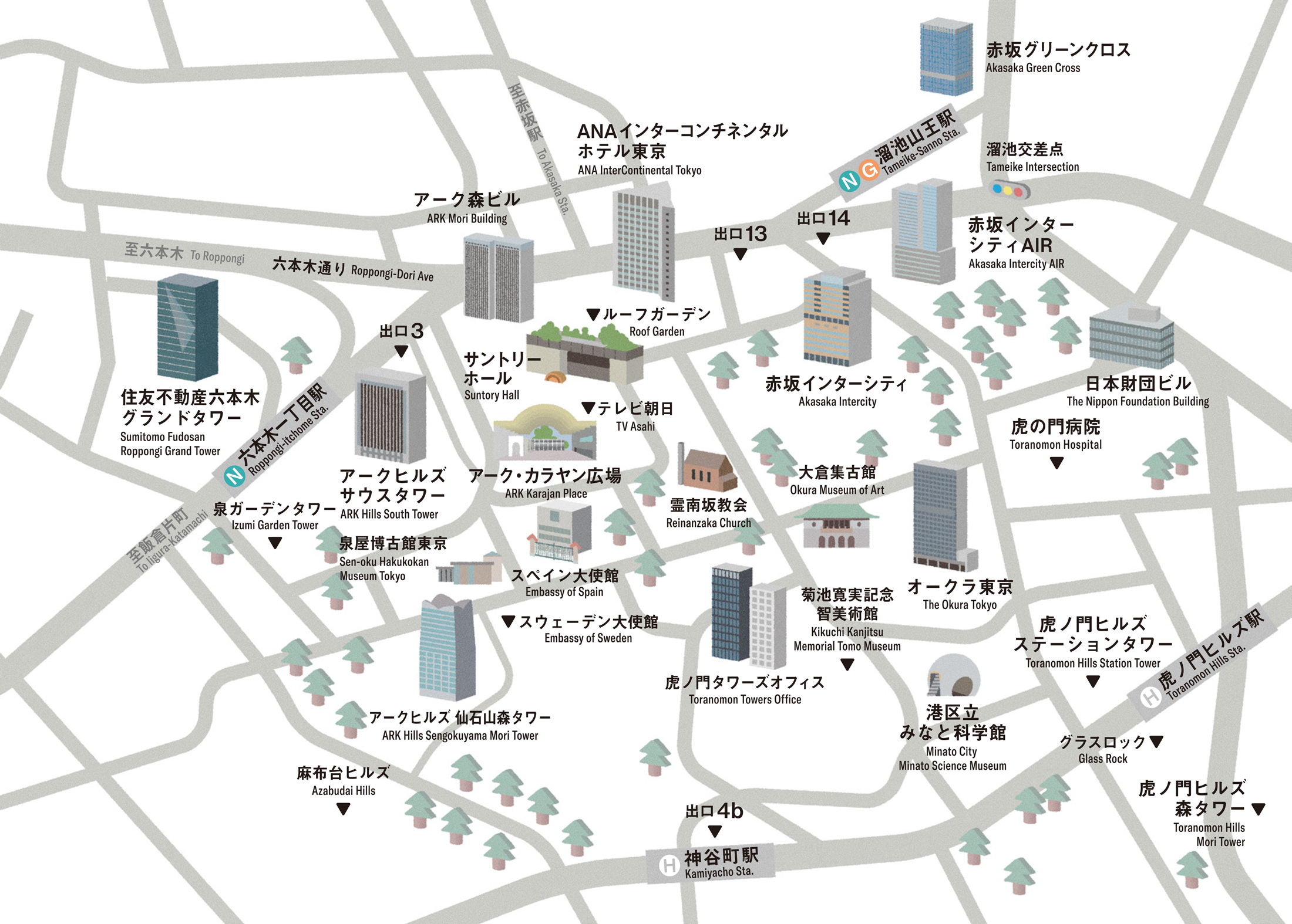 ARK Hills music Walk! 2026 エリア マップ 地図